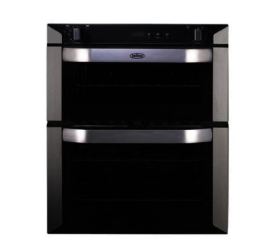 BELLING  BI70F Electric Built-under Double Oven - Stainless Steel